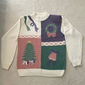Women’s Koret Sport Christmas Pullover Sweater, Size M